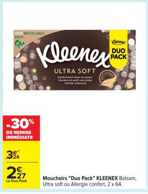 Mouchoirs «Duo pack» KLEENEX