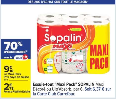 Essuie Tout "Maxi Pack" SOPALIN