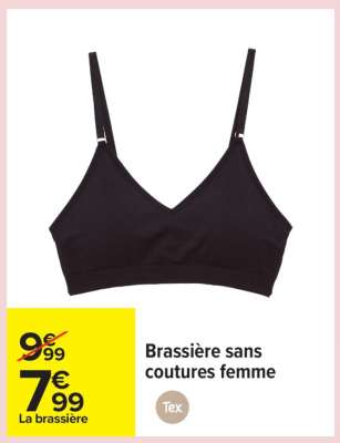 Brassière sans coutures femme