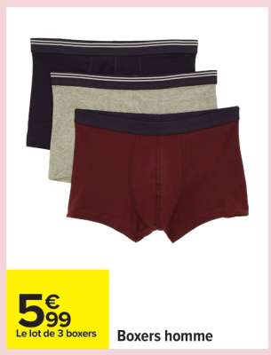 Boxers homme