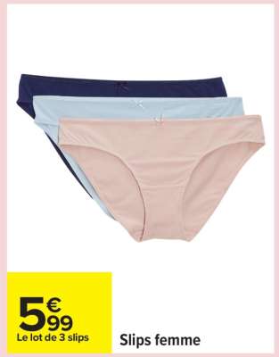 Slips femme