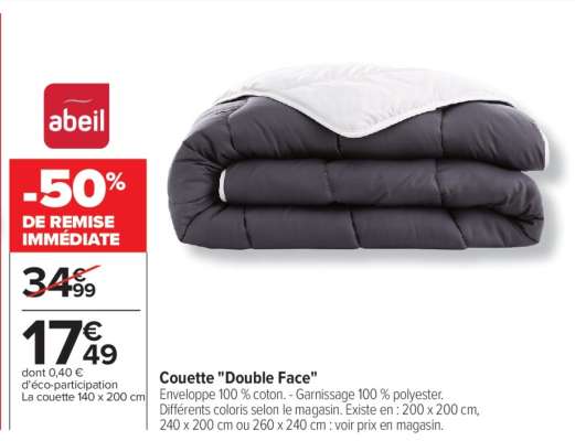 Couette "Double Face"