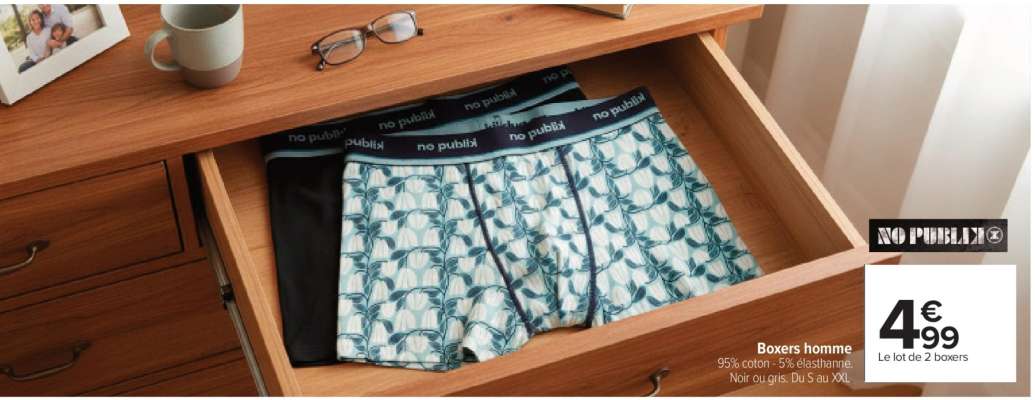 Boxers homme
