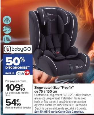 Siège-auto i-Size 'Freefix'