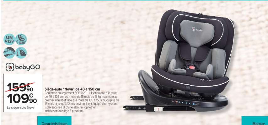 Siège auto 'Nova'