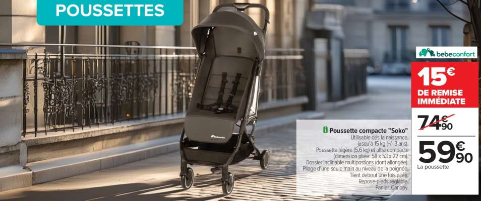 Poussette compacte 'Soko'