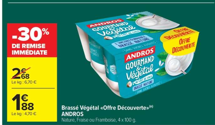 Brassé Végétal «Offre Découverte»
