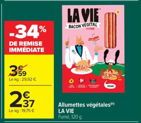 Allumettes végétales LA VIE