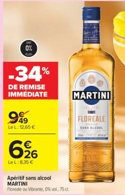Apéritif sans alcool MARTINI