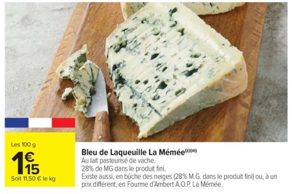 Bleu de Laqueuille La Mémée