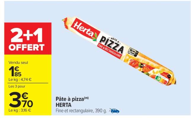 Pâte À Pizza Herta