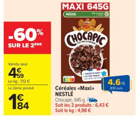 Céréales «Maxi» NESTLÉ