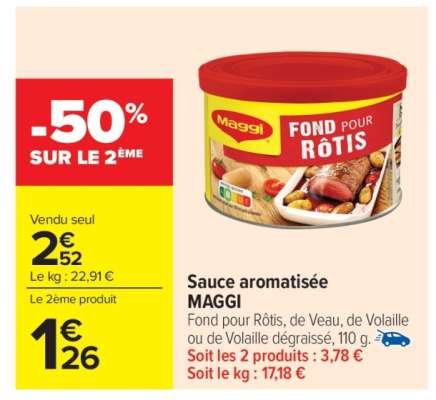 Sauce aromatisée MAGGI