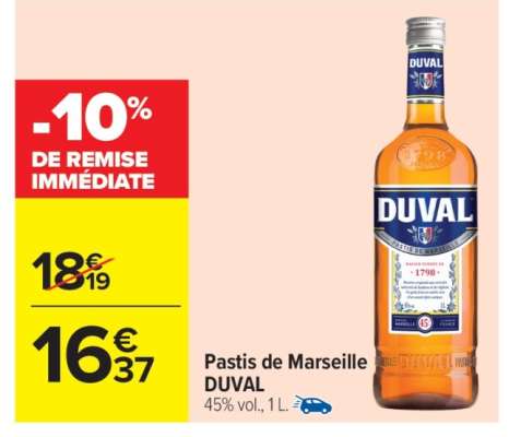 PASTIS DE MARSEILLE DUVAL