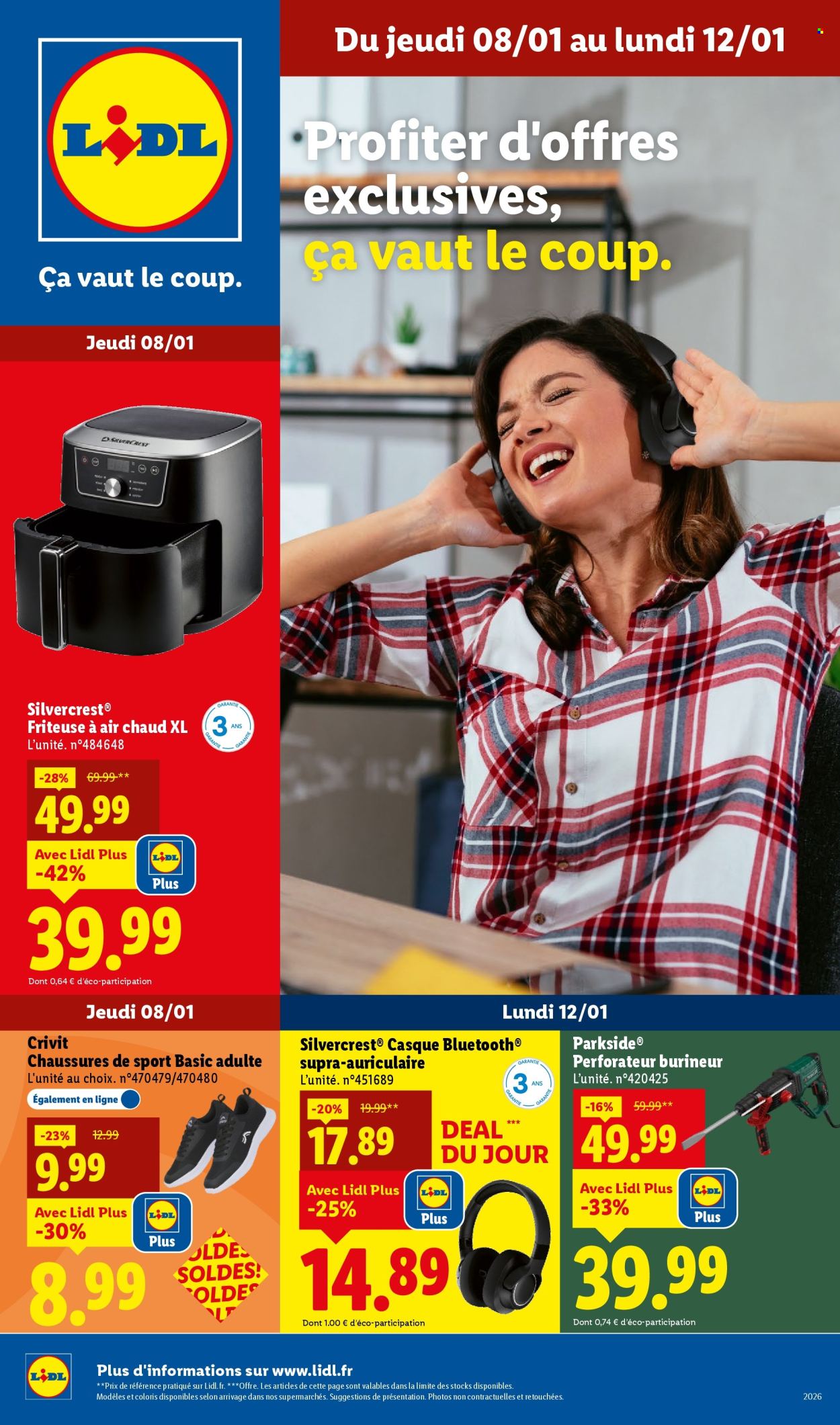 Catalogue Lidl - 08/01/2026 - 12/01/2026. Page 1