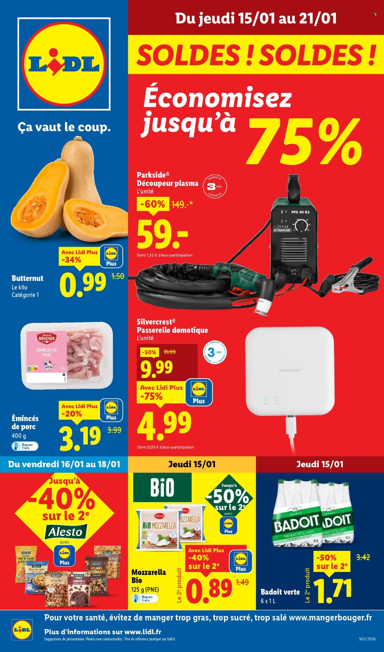 Catalogue Lidl - 15/01/2026 - 21/01/2026. Page 1