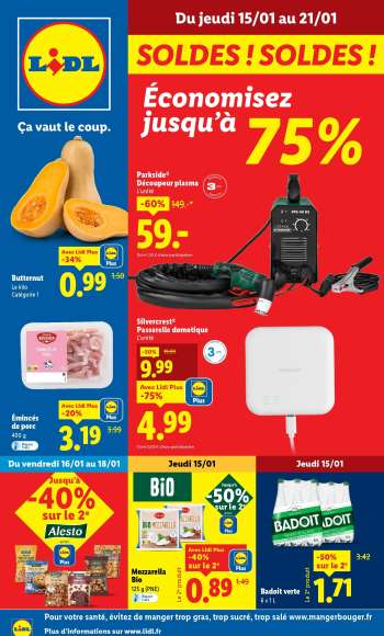 Catalogue Lidl - 15/01/2026 - 21/01/2026.