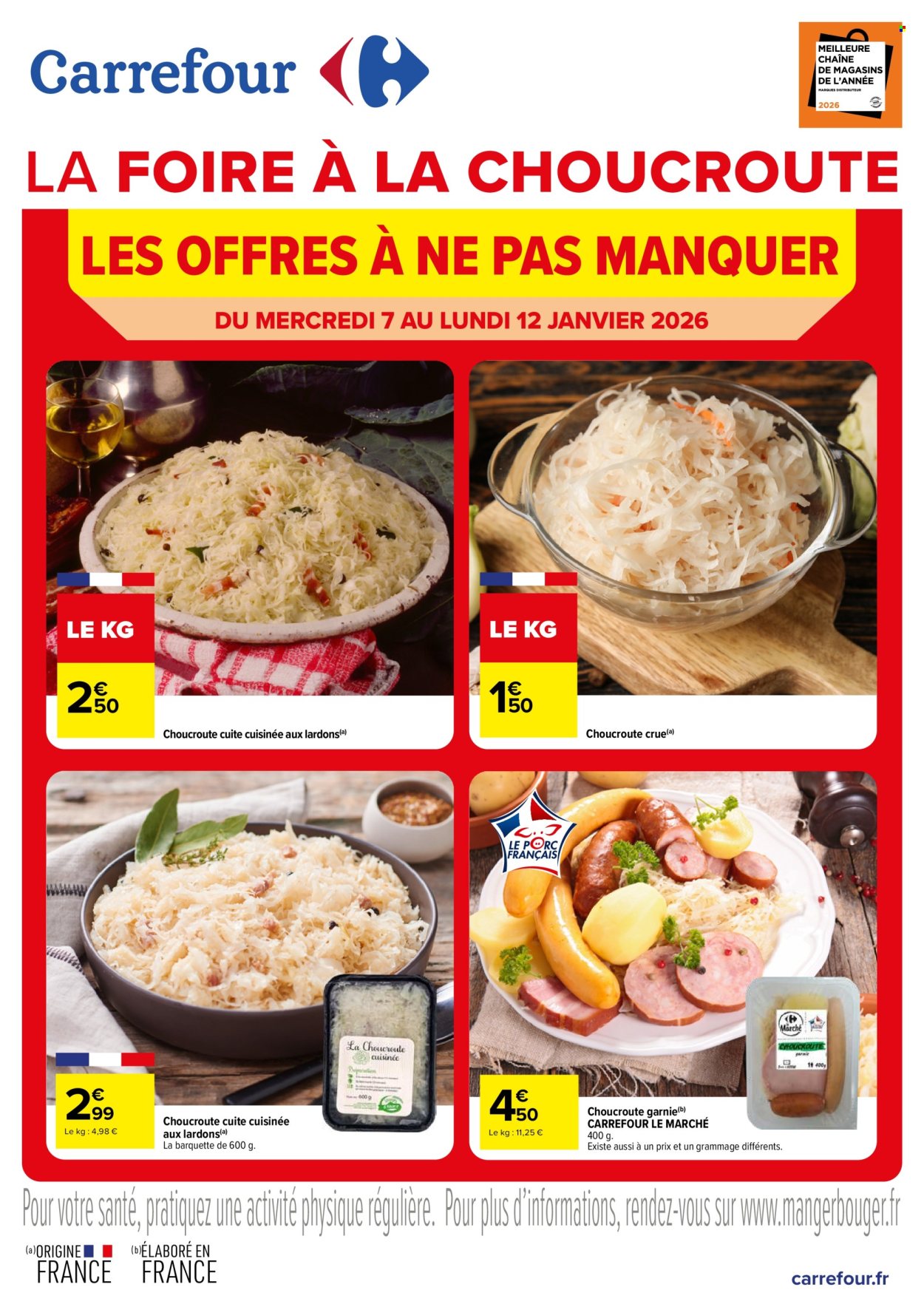 Catalogue Carrefour Hypermarchés - 07/01/2026 - 12/01/2026. Page 1