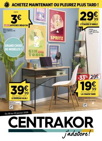 Catalogue Centrakor - 09/01/2026 - 20/01/2026.