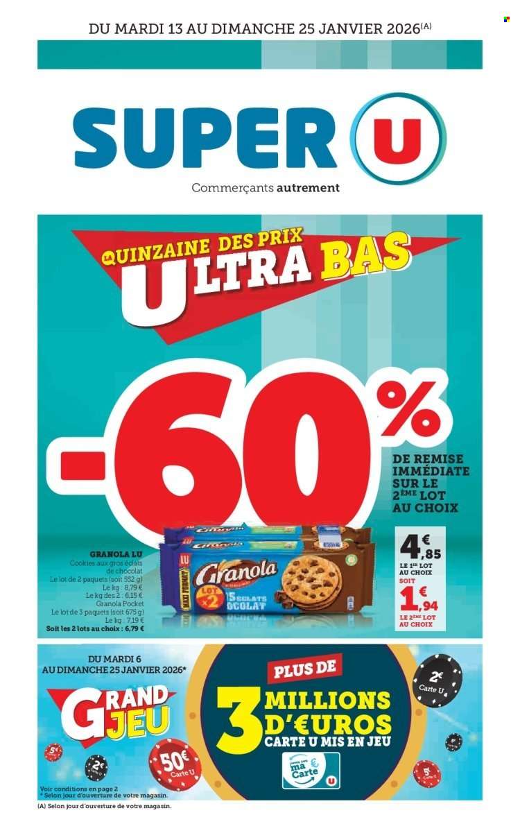 Catalogue SUPER U - 13/01/2026 - 25/01/2026.