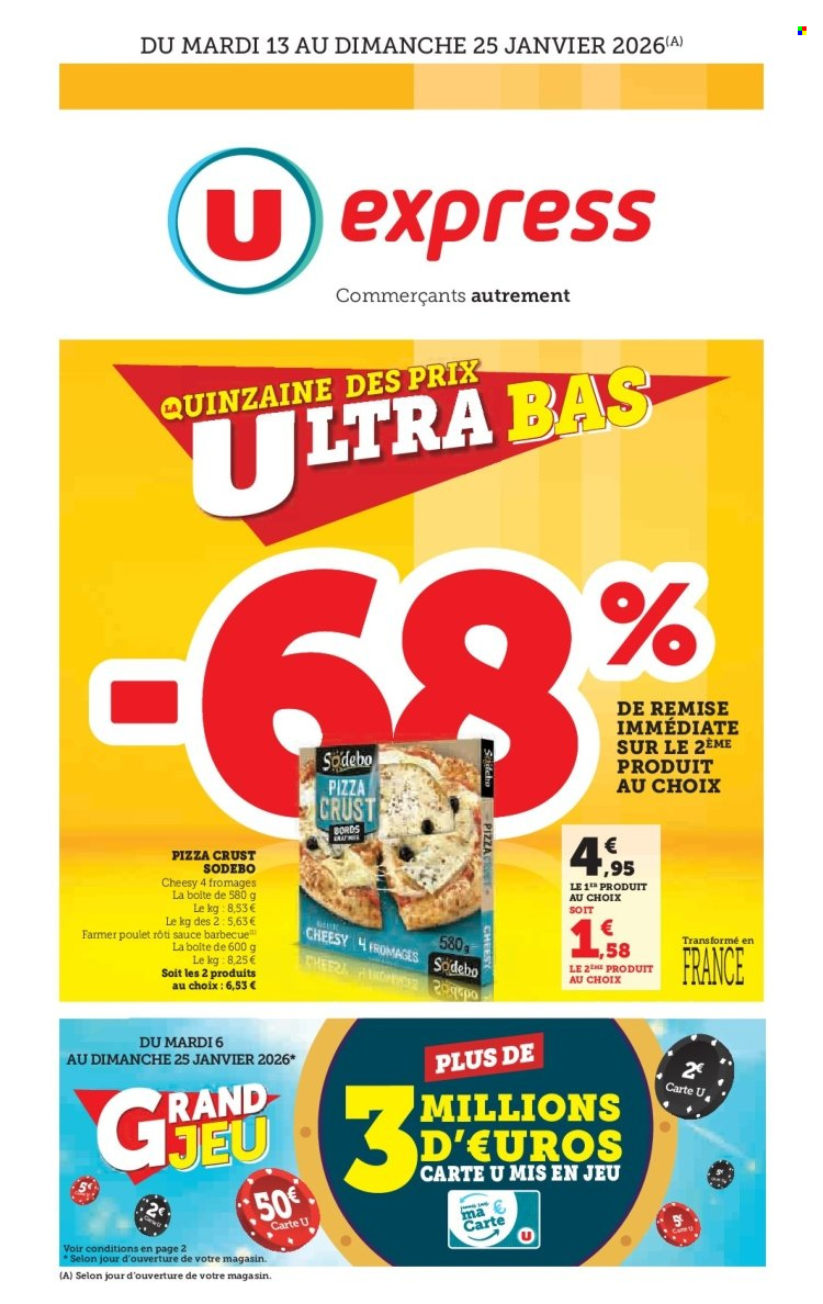 Catalogue U express - 13/01/2026 - 25/01/2026. Page 1