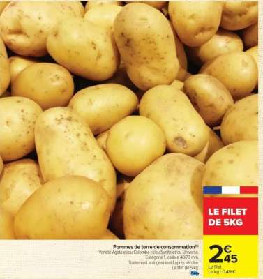 Pommes De Terre De Consommation