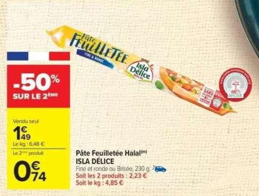Pâte Feuilletée Halal