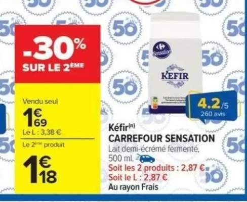 Kéfir CARREFOUR SENSATION