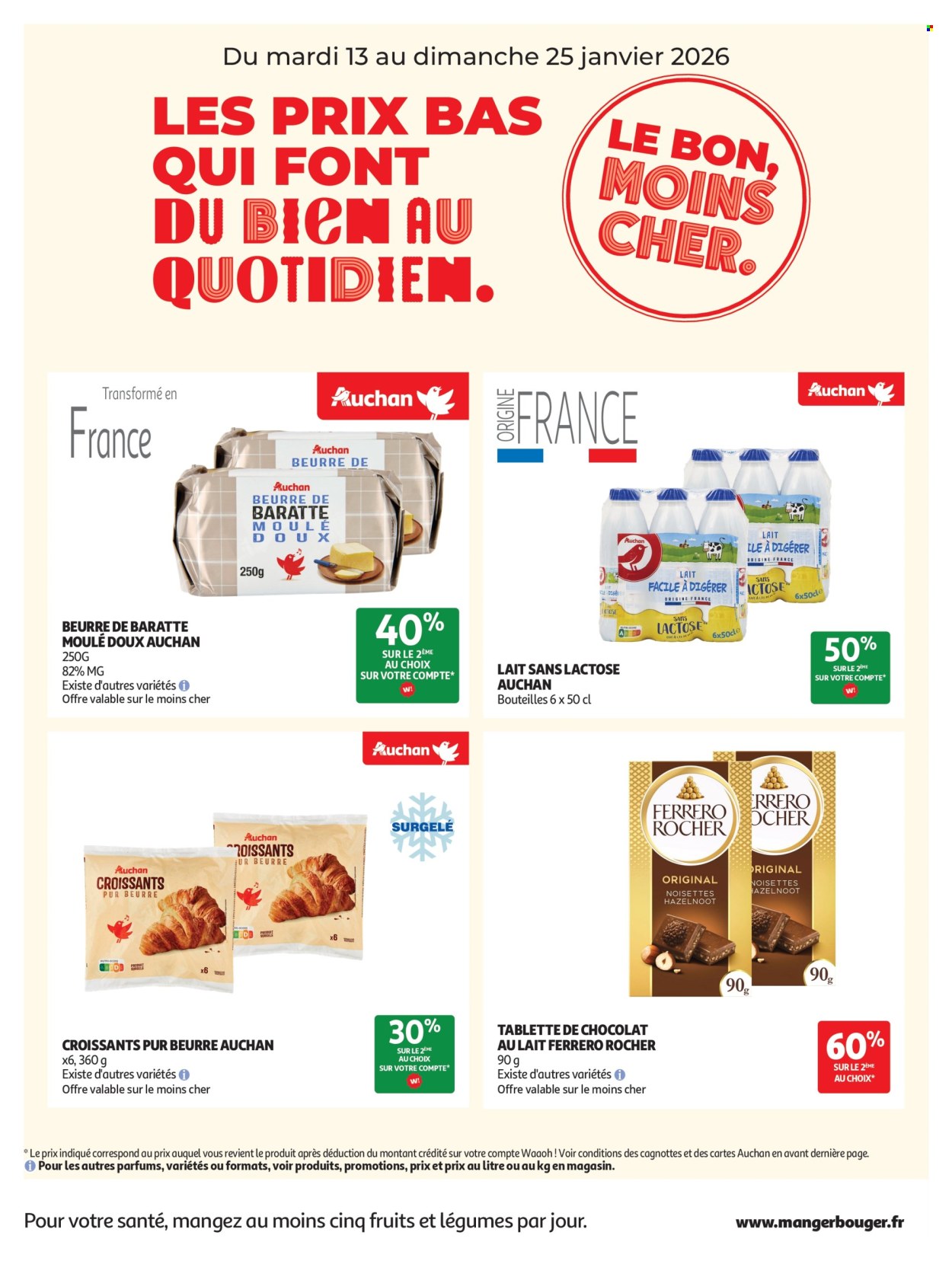 Catalogue Auchan - 13/01/2026 - 25/01/2026. Page 1