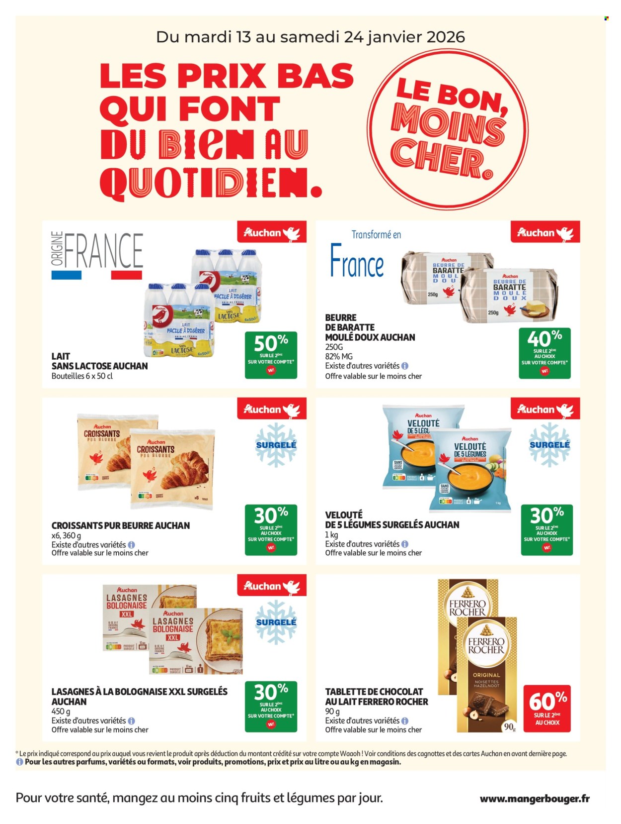 Catalogue Auchan - 13/01/2026 - 24/01/2026. Page 1