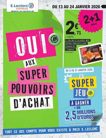 Catalogue E.Leclerc - 13/01/2026 - 24/01/2026.