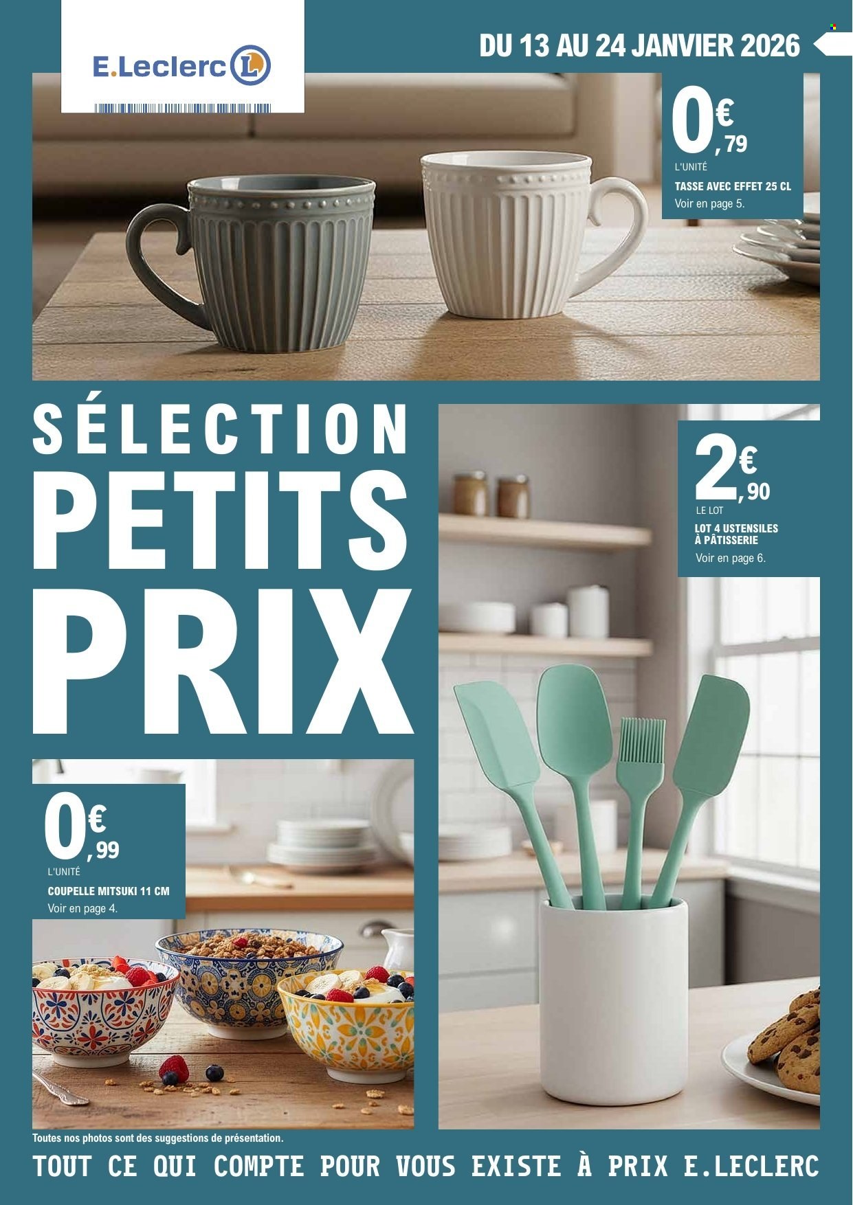 Catalogue E.Leclerc - 13/01/2026 - 24/01/2026. Page 1