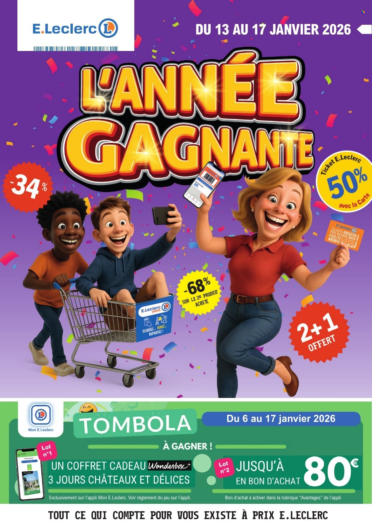 Catalogue E.Leclerc - 13/01/2026 - 17/01/2026. Page 1