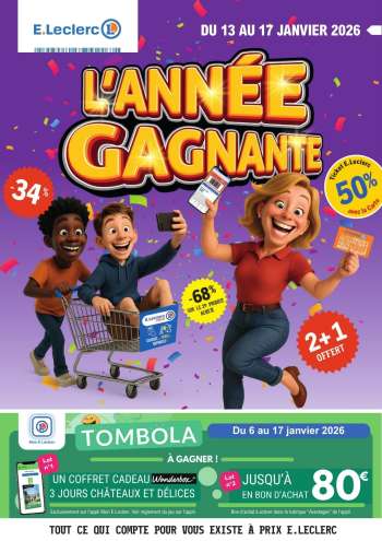 Catalogue E.Leclerc - 13/01/2026 - 17/01/2026.