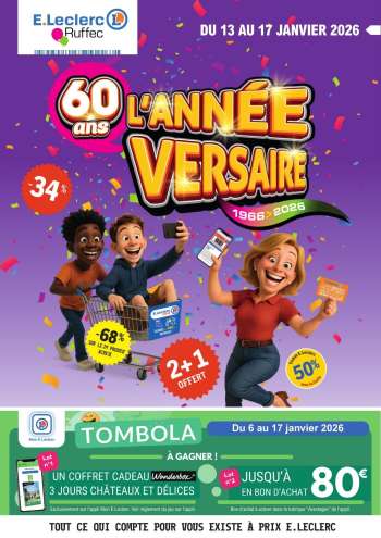 Catalogue E.Leclerc - 13/01/2026 - 17/01/2026.