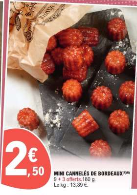 MINI CANNELÉS DE BORDEAUX