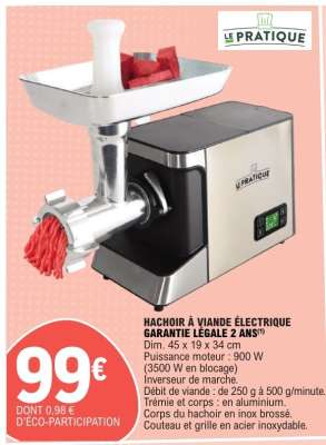 Hachoir à viande électrique