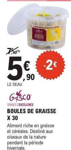 BOULES DE GRAISSE X 30