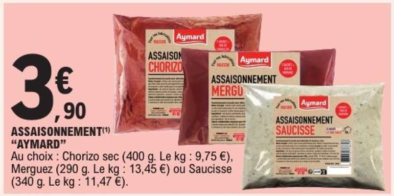 ASSAISONNEMENT 'AYMARD'