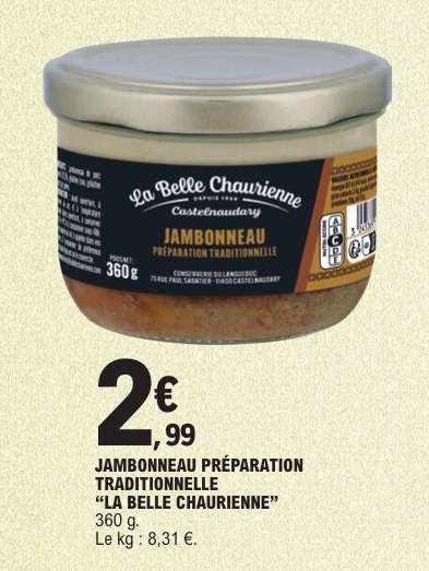 Jambonneau Préparation Traditionnelle "La Belle Chaurienne"