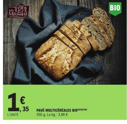 PAVÉ MULTICÉRÉALES BIO