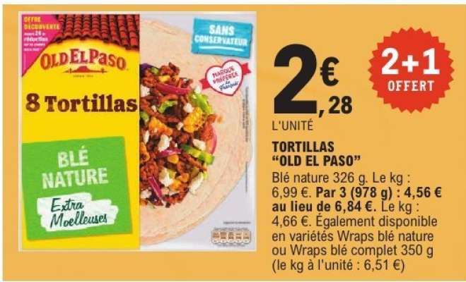 TORTILLAS “OLD EL PASO”