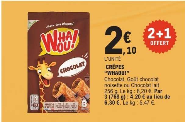 CRÊPES “WHAOU!”