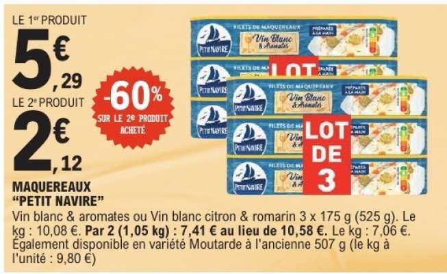 MAQUEREAUX “PETIT NAVIRE”