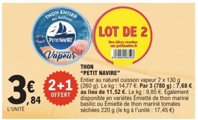 THON 'PETIT NAVIRE'
