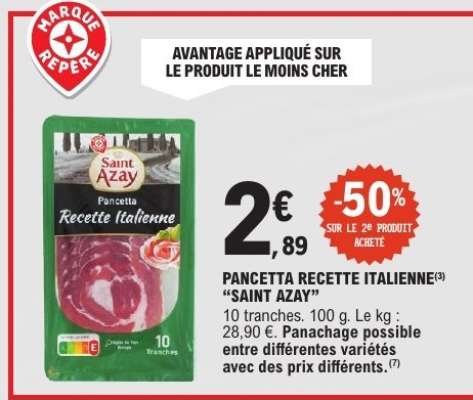 Pancetta Recette Italienne 'Saint Azay'