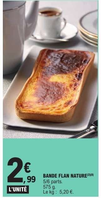 BANDE FLAN NATURE