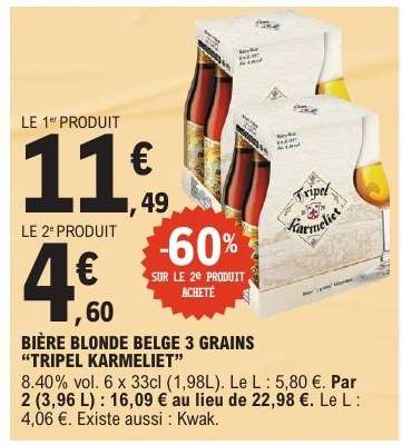 BIÈRE BLONDE BELGE 3 GRAINS “TRIPEL KARMELIET”