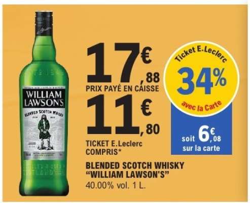 BLENDED SCOTCH WHISKY "WILLIAM LAWSON'S"