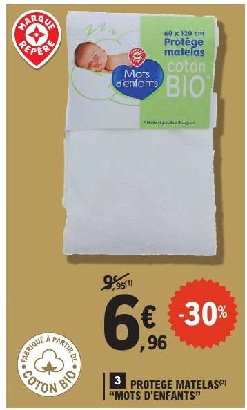 PROTEGE MATELAS “MOTS D'ENFANTS”